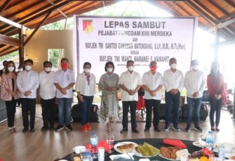 Walikota Bitung Hadiri Pisah Sambut Pangdam XIII/Merdeka