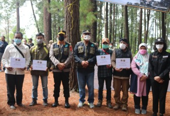 Kapolres Majalengka Hadiri Pelepasliaran Satwa Liar di ODTWA Buper Panten Argapura