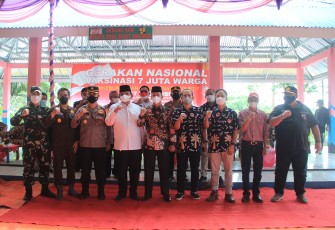 Upaya Pemerintah Kabupaten (Pemkab) Bengkulu Utara (BU) dalam menuntaskan target vaksinasi