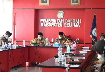 WABUP Mengikuti BIMTEK Sakip Secara Virtual