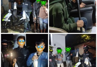 Kapolres Tasikmalaya Kota-Polda Jabar, Tim Maung Galunggung Amankan Remaja Bawa Stick Baseball dan Miras 