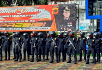 Kapolres Tasikmalaya Kota-Polda Jabar, Resmikan Logo Baru Tim Khusus Maung Galunggung Polres Taskot