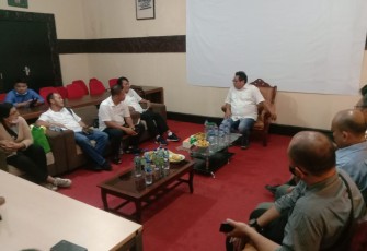 Baintelkam Mabes Polri saat Kunjungan ke SMSI Pusat