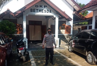 Kapolsek Dawaun-Polres Majalengka, Melakukan Patroli Cipatakan Situasi Aman dan Kondusif Kontrol Tempat Ibadah Gereja