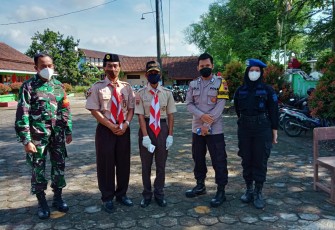 Anggota Polsek Boja hadiri Prestasi Siaga Kwaran 24.09 Boja.Sabtu 06/11/2021