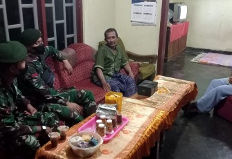 Anjangsana Satgas TMMD 112 Dengan Protkes 