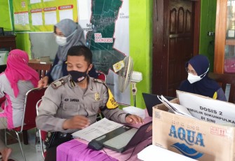 Polsek Pegandon Berikan Pengamanan