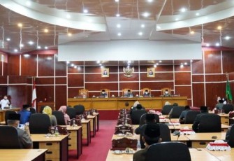 Raperda pertanggung jawaban pelaksanaan APBD 2020 Disetujui Seluruh Fraksi di DPRD