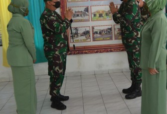 Tradisi sambut anggota selesai bertugas
