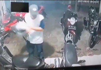 Polres Bengkulu Dalami Pelaku Curanmor yang Terekam CCTV