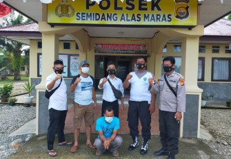 Terduga Pelaku Diamankan   