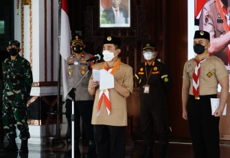 Bupati Apresiasi Bhakti Pramuka di Masa Pandemi