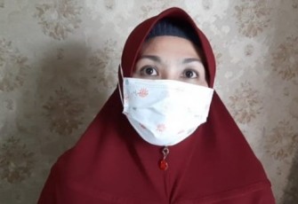 Tasliani, warga Kelurahan Tanah Patah
