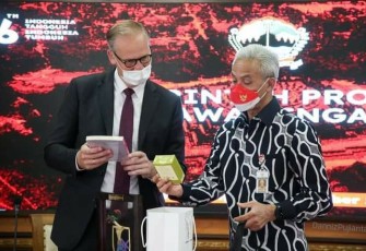 Duta Besar Denmark untuk Indonesia Lars Bo Larsen mengapresiasi langkah Gubernur Jawa Tengah Ganjar Pranowo  dalam menangani Covid-19 