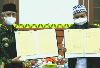 Eksis di Lampung Selatan, Helmi Hasan Ikat Kabupaten Pringsewu Dengan Kerjasama