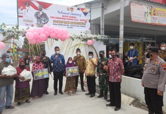 Kapolsek Gemuh Hadiri Penutupan TMMD ke 112 dan sengkuyung tahap lll tahun 2021 didesa Pamriyan
