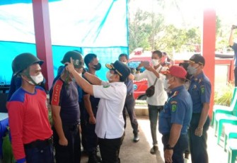 Motto Personel Damkar Bikin Wawali Terharu, 111 Super Hero Kota Bengkulu Ikut Pelatihan