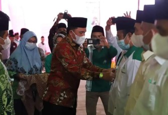 Bupati Lambar Membuka Secara Langsung Pendidikan Kader Penggerak Nahdlatul Ulama