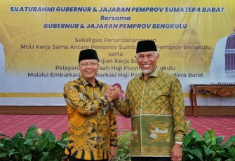 Pemerintah Provinsi Bengkulu dan Pemerintah Provinsi Sumatera Barat (Sumbar) melakukan penandatanganan MoU