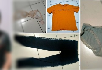 Terduga Pelaku dan beberapa barang bukti