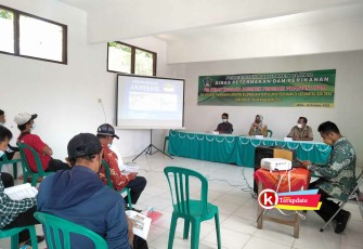 Situasi Pelatihan Budidaya Jangrik di Desa Sumberjo Kecamatan Sanankulon Kabupaten Blitar (foto : Faisal NR / Klikwarta.com)