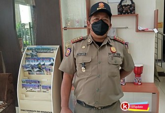 Plt Kasatpol PP Kota Blitar Yudha Budiono (foto : Faisal NR / Klikwarta.com)