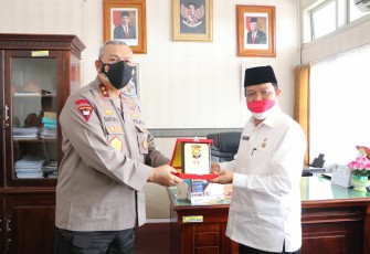 Kapolda Bengkulu Kunker ke Dinsos Provinsi