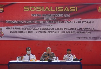  Bidkum Polda Bengkulu Gelar Penyuluhan di Polres Kepahiang