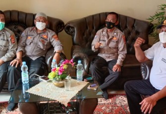Ciptakan Kondusifitas, KBO Sat Binmas Polres Majalengka Anjangsana Kepada Ketua Pokdar Kmatibmas