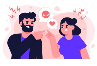 (Ilustrasi pasangan beradu argumen. Sumber : freepik.com)