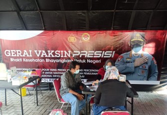 Polri Dirikan Gerai Vaksin Presisi di Polres-Polsek, Gratis dan Tanpa Syarat KTP Domisili 