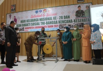 Peringatan HARGANAS Ke-28 Kabupaten Labuhanbatu Digelar di Makodim 0209/LB