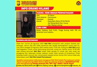 Info Orang Hilang 