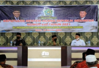 Kemenag Kabupaten Pasaman Laksanakan Sosialisasi KMA 660