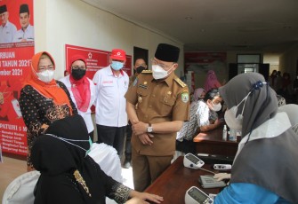 Support Pemprov Bengkulu, PMI Gelar Serbuan Vaksinasi COVID-19