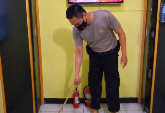 Kapolsek Talaga-Polres Majalengka, Untuk Menjaga Kebersihan Mako Polsek Anggota Laksanakan KORVE.