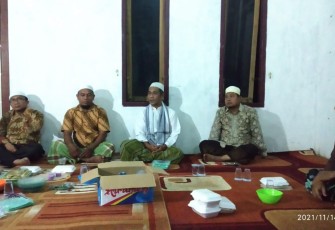 Doa bersama dalam rangka Penempatan Rumah Tahfidz Al Quran di bawah naungan Yayasan Nurul Jadid Sentuhan Hati yang beralamat di Sungai Ulak Kabupaten Merangin Provinsi Jambi 