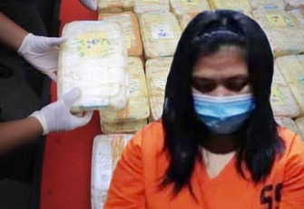 Tersangka saat diamankan