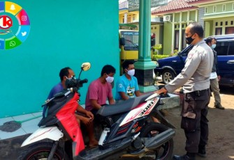 Polisi Imbau Warga Jangan Buang Sampah Sembarangan dan Tetap Patuhi Prokes