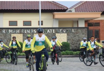 kegiatan Gowes Bersama  untuk menjaga kesehatan sekaligus bersilaturahmi dan melakukan beberapa diskusi kecil terkait dunia kesehatan