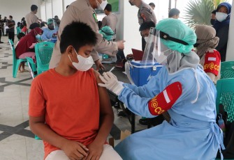 Penanggulangan Pandemi, Polda Bengkulu Inovasi Gerai Vaksin Presisi