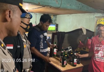 KSKP Pulau Baai Polresta Bengkulu saat Razia Ex Lokalisasi