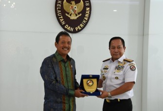 Kepala Bakamla RI saat Temui Menteri KKP