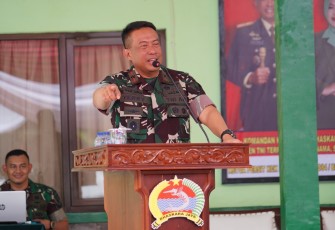 Danrem 084/BJ saat Kunker ke Wilayah Kodim 0816/Sidoarjo