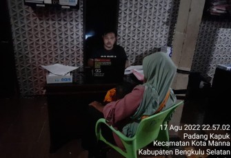 IRT saat diamankan dan diperiksa penyidik