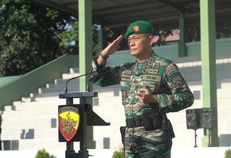 Pangdam IX/Udayana saat Pimpin Upacara Hari Juang TNI AD 