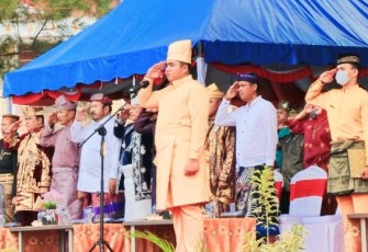 Bupati Bintan saat Pimpin Upacara Peringatan Hari Sumpah Pemuda