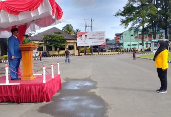 Bupati Pasaman Benny Utama saat Pimpin Upacara Hari Sumpah Pemuda ke-94 