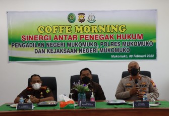 PN, Polres dan Kejari Mukomuko Bersinergi