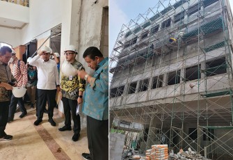 Gubernur Ansar saat Tinjau Proses Pembangunan Rumah Singgah di Jakarta